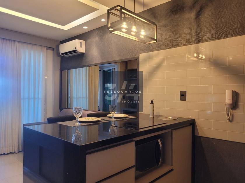 Foto do anúncio de imóvel Apartamento. Flat Quartos e Sala Reformado e Mobiliado - Brisas do Lago