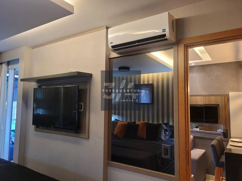 Foto do anúncio de imóvel Apartamento. Flat Quartos e Sala Reformado e Mobiliado - Brisas do Lago