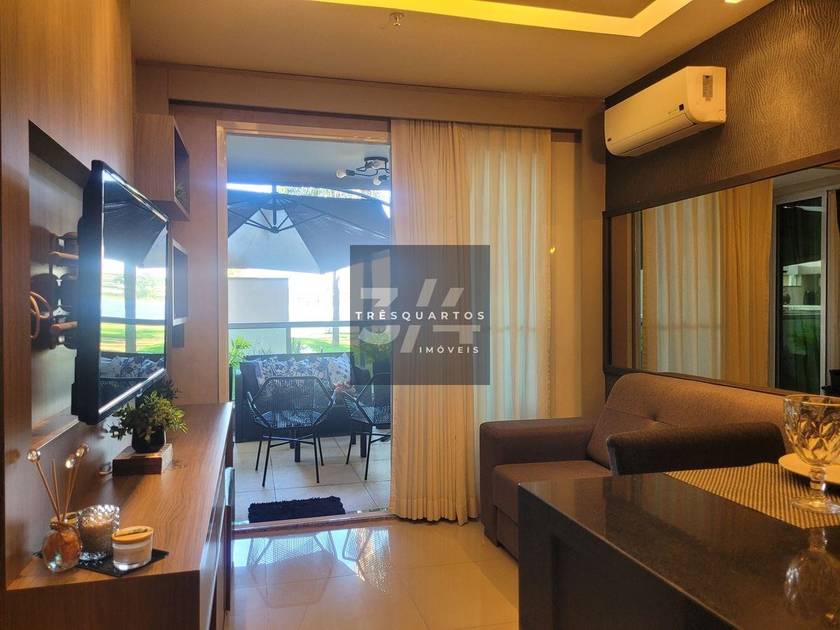 Foto do anúncio de imóvel Apartamento. Flat Quartos e Sala Reformado e Mobiliado - Brisas do Lago