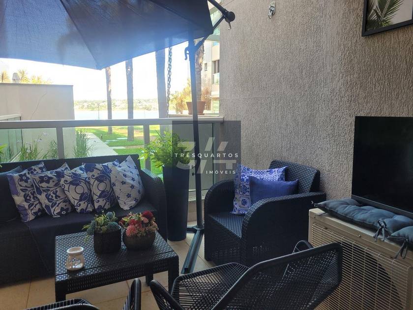 Foto do anúncio de imóvel Apartamento. Flat Quartos e Sala Reformado e Mobiliado - Brisas do Lago