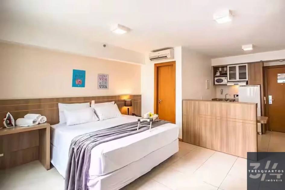 Foto principal do anúncio de imóvel Apartamento. Flat Asa Norte | Flat Mobiliado | Saint Moritz | Excelente para Morar ou Investir com 32,00 metros quadrados para Venda por R$ 500000.